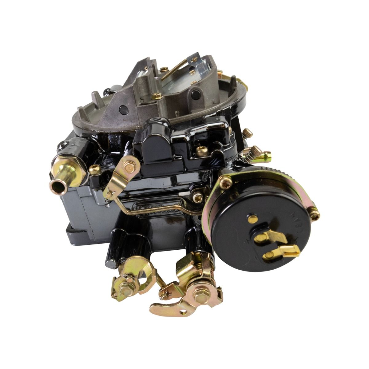 Edelbrock Carburetor AVS2 Series 650 CFM Electric Choke - Black Plasma Finish - 1906-BP