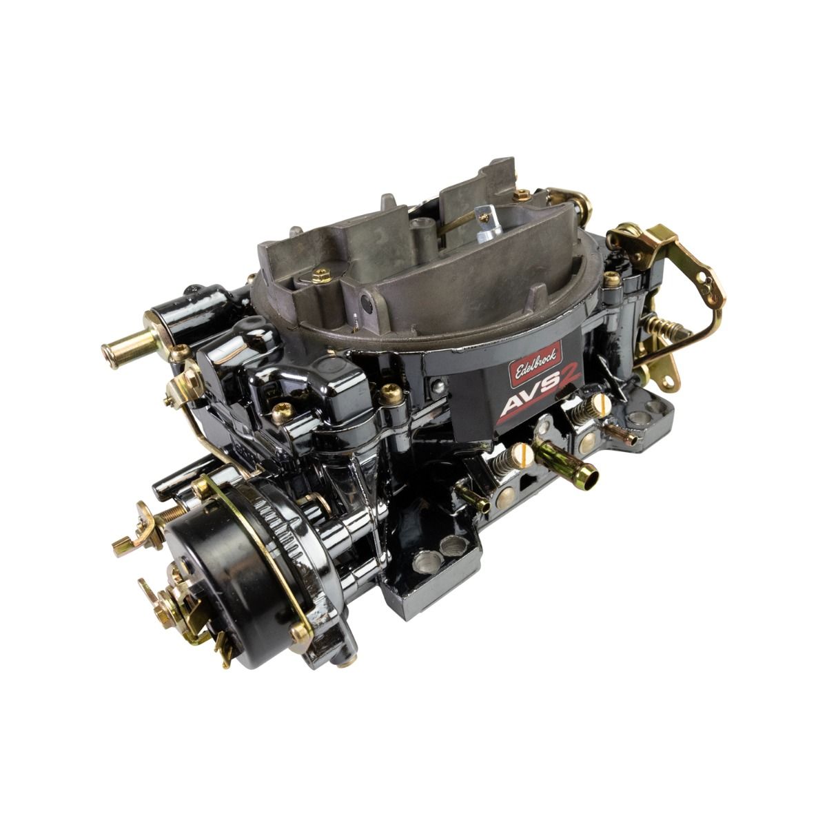 Edelbrock Carburetor AVS2 Series 650 CFM Electric Choke - Black Plasma Finish - 1906-BP