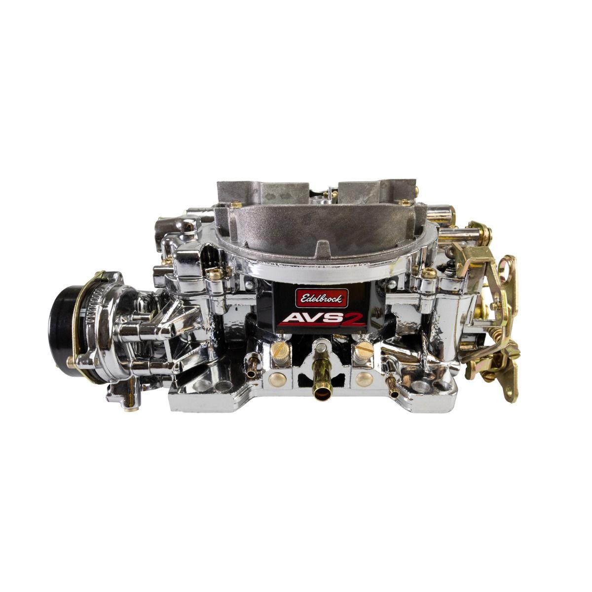 Edelbrock AVS2 650 CFM Carburetor Electric Choke - Chrome Plasma Finish - 1906-CP