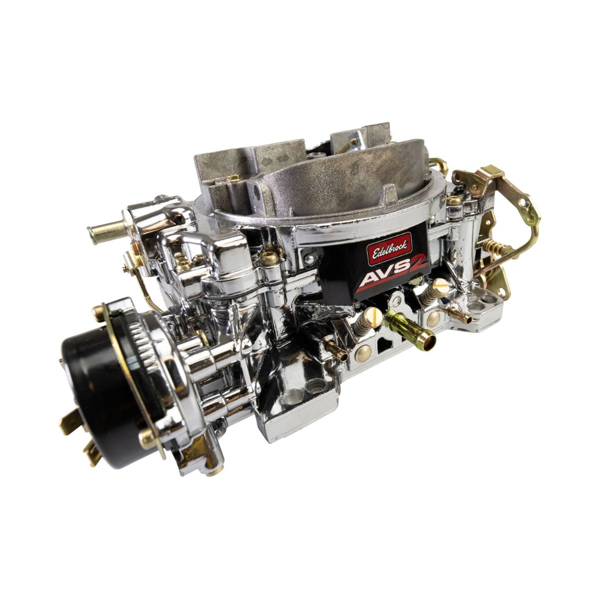 Edelbrock AVS2 650 CFM Carburetor Electric Choke - Chrome Plasma Finish - 1906-CP