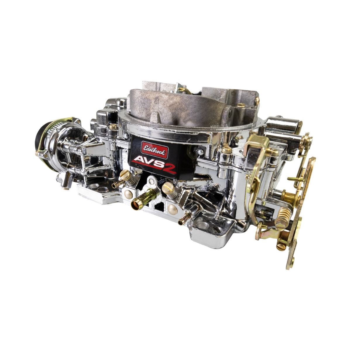 Edelbrock AVS2 650 CFM Carburetor Electric Choke - Chrome Plasma Finish - 1906-CP