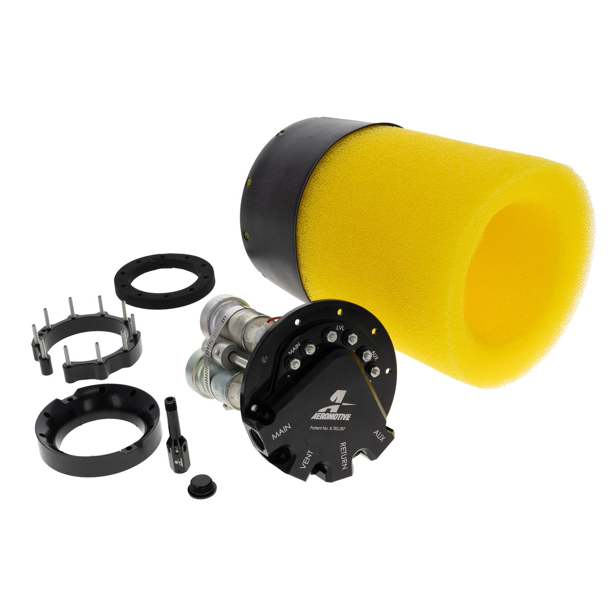 Aeromotive Fuel Pump - Phantom Trifekta Universal In-Tank - 450lph - 6-10in Depth - 18311