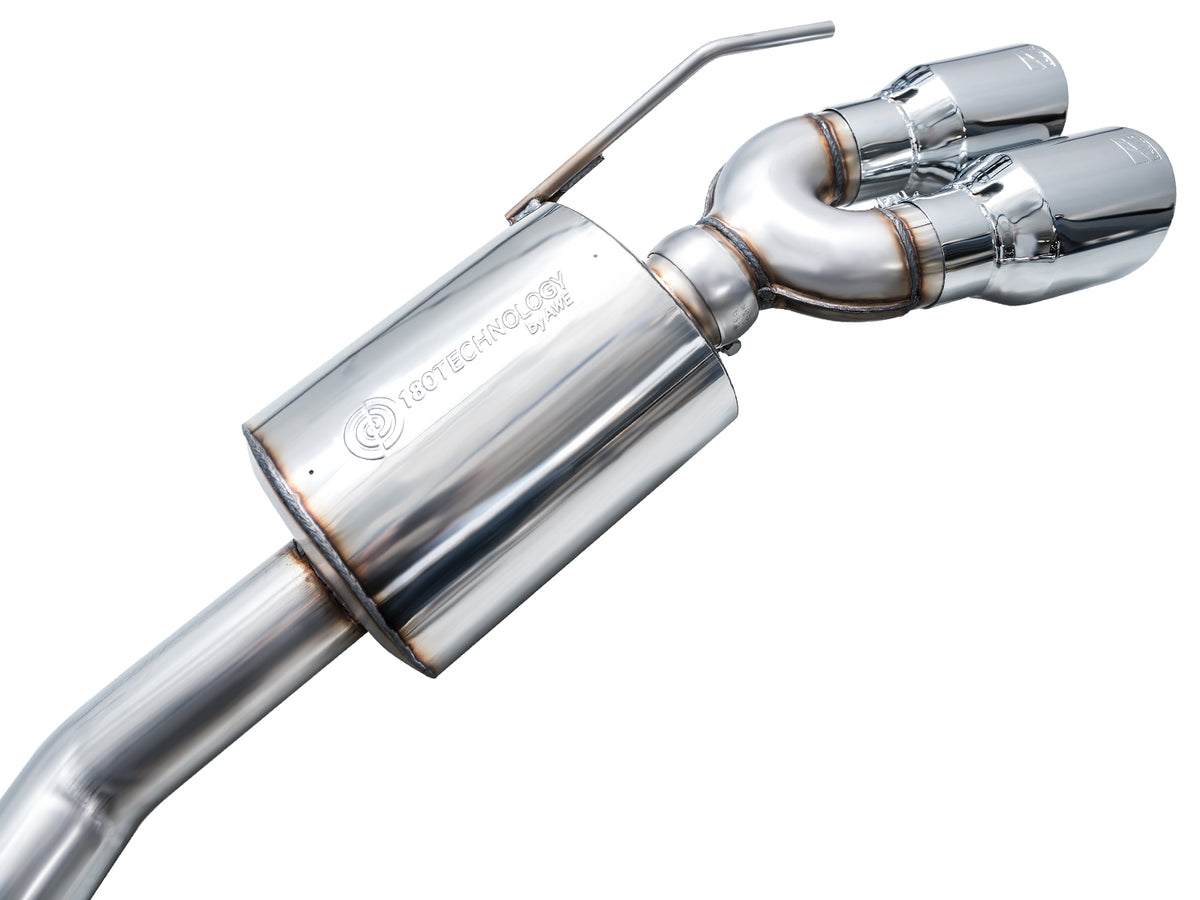 AWE Tuning 2020+ Ford Explorer ST Touring Edition Exhaust w/ Chrome Silver Tips - 3015-42625