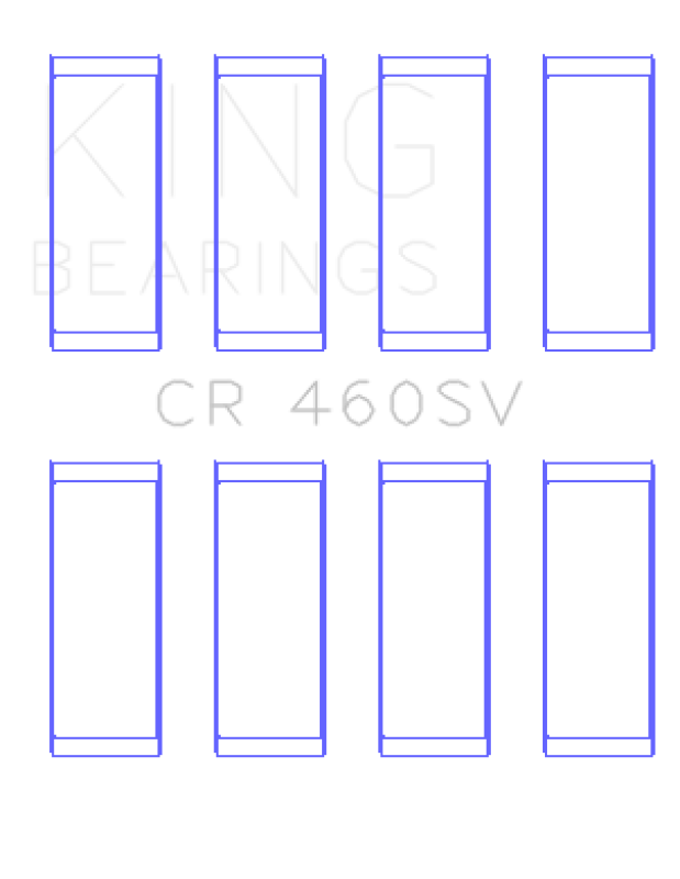 King Engine Bearings Audi/VW 1.9L/2.0L TDI Diesel Connecting Rod Bearings Set - Size +0.75mm - CR460SV0.75