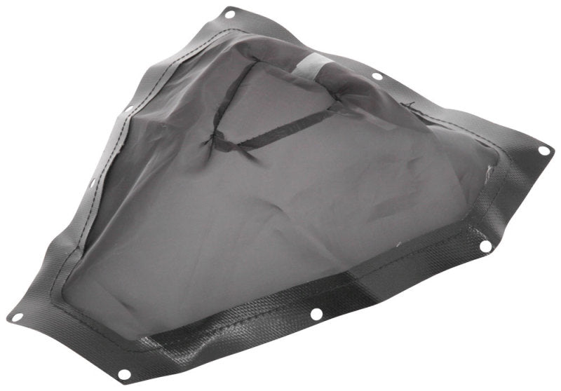 K&N Drycharger Air Filter Wrap 8-3/4in X 10-1/4in X 3in Black - 088030DK by K&N Engineering - front view