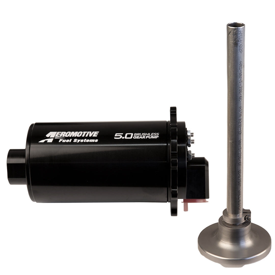 Aeromotive Brushless Spur Gear In-Tank (90 Degree) Fuel Pump w/TVS Controller - 5gpm - 19003