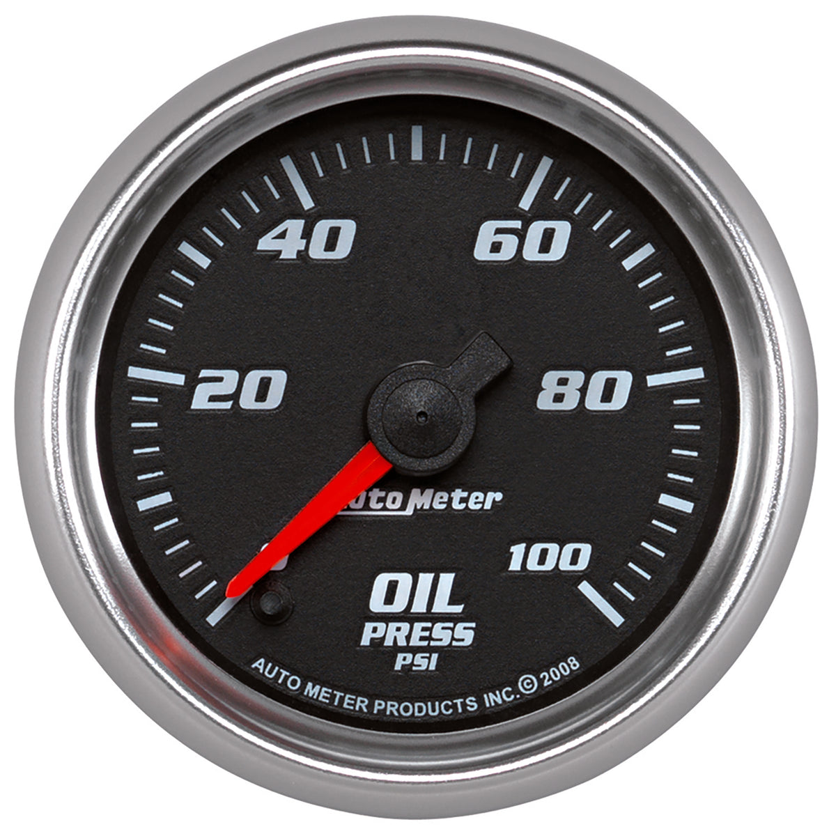 Autometer Pro-Cycle Gauge Oil Pressure 2 1/16in 100psi Digital Stepper Motor Black - 19652