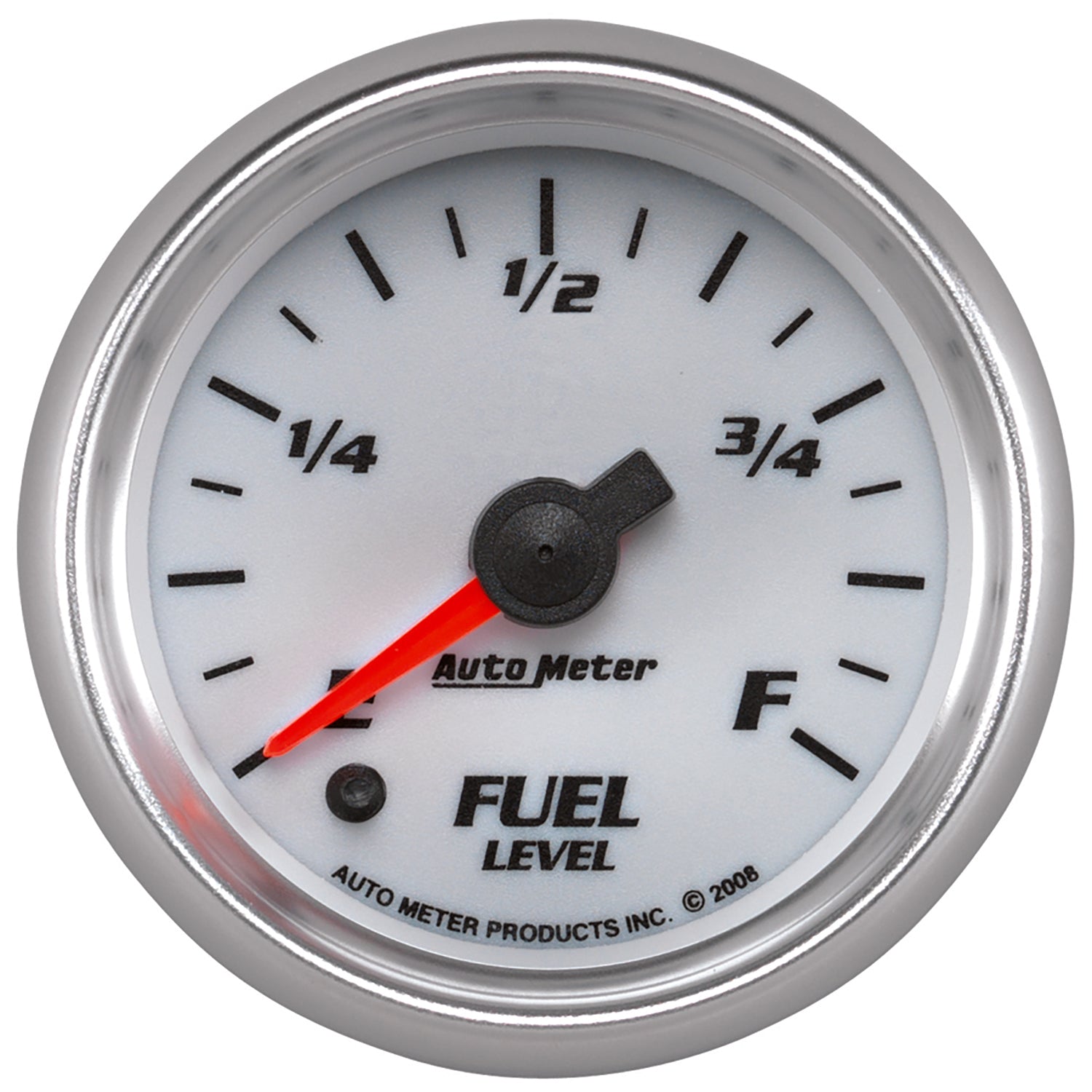 Autometer Pro-Cycle Gauge Fuel Level 2 1/16in 0-280 Programmable White - 19709