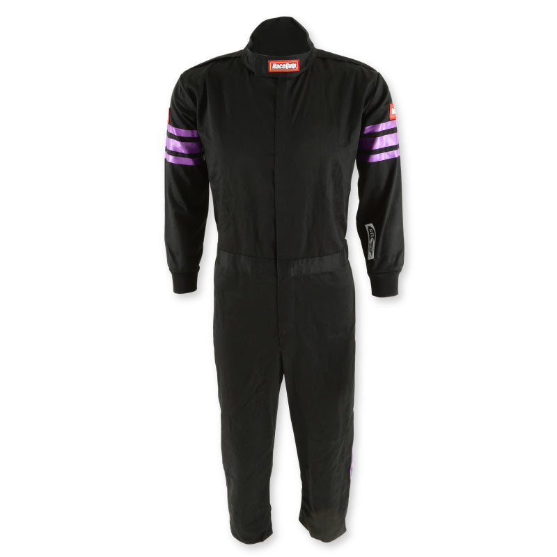 RaceQuip Purple Trim SFI-1 JR. Suit - Kids Large - 1950595RQP