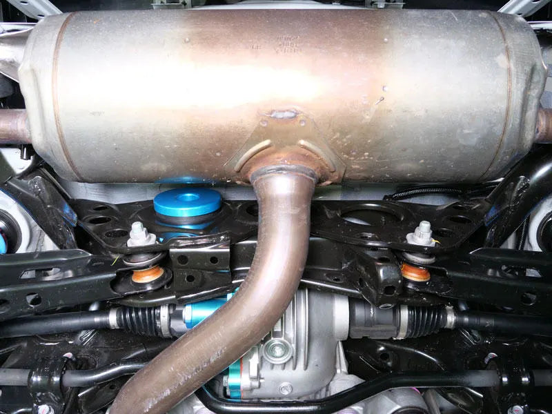 Cusco Rear Differential Rigid Mount Collar Rear Side 2021+ Toyota GR Yaris 1.6L AWD - Blue - 1C7 928 B
