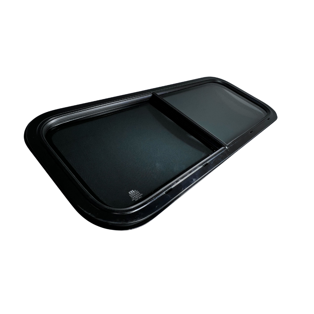 S&B CRL Glass Slider Window w/ Clamp Ring (Driver Side) for Sprinter Van Wideout - 70-2003
