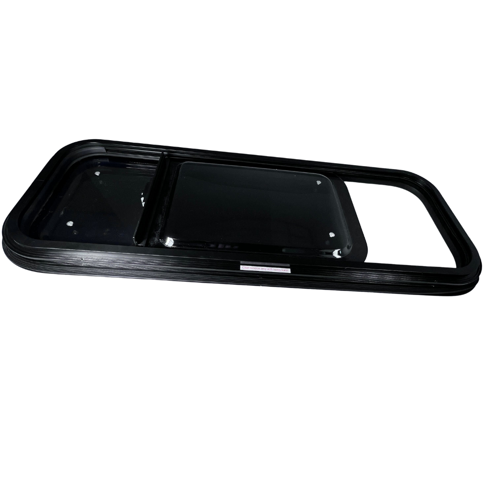 S&B Acrylic Slider Window w/ Clamp Ring (Passenger Side) for Sprinter Van Wideout - 70-2001