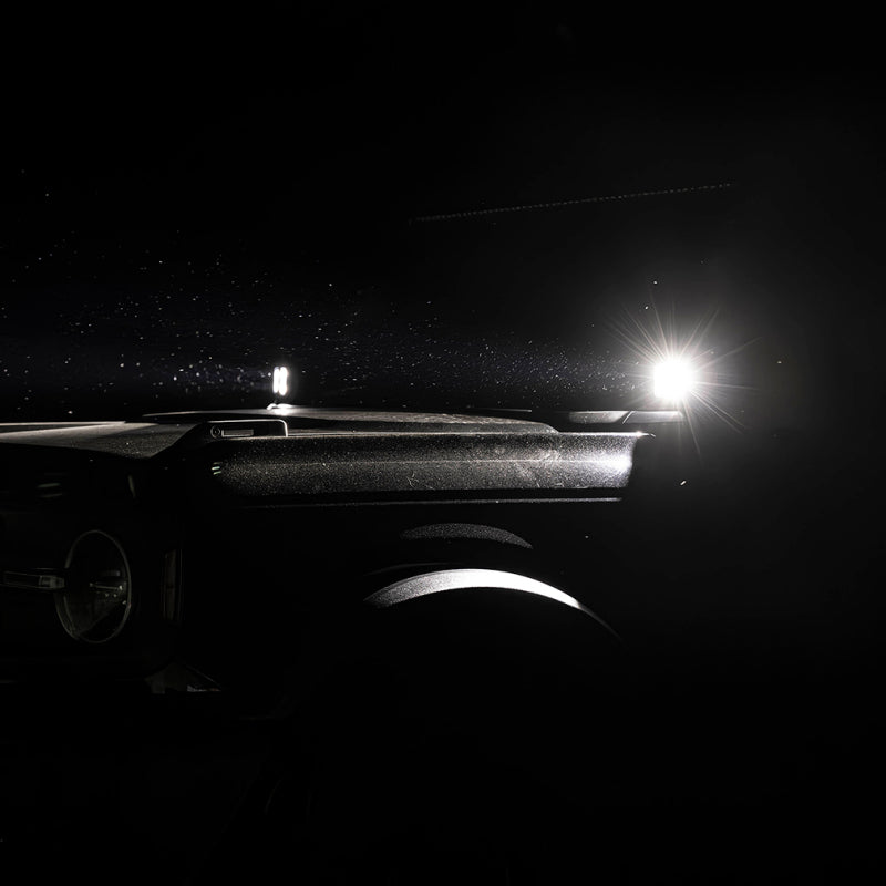 Borne Off-Road 21+ Bronco Light Pods 4pc Ditch 3x3 Flood - BNLT-BR-21-DT4F