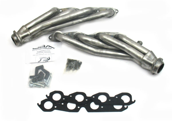 JBA 96-00 GM Truck 7.4L Voretc w/o A.I.R. Injection 1-3/4in Primary Raw 409SS Cat4Ward Header - 1822S for 1996-2000 Chevrolet