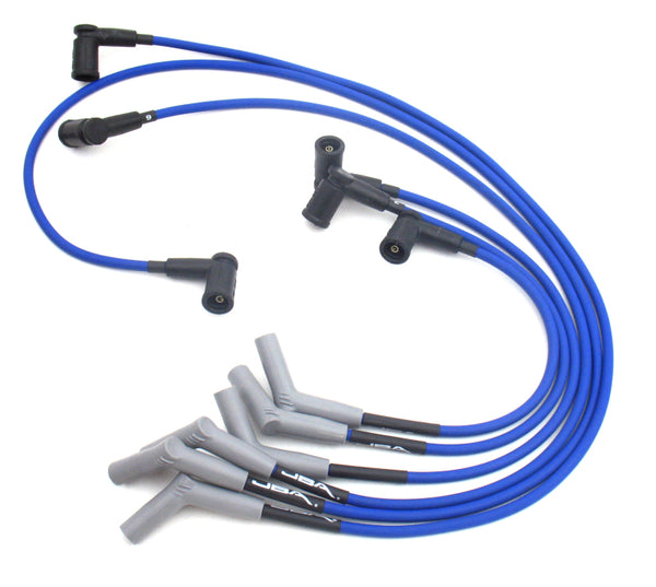 JBA 02-03 Ford Ranger 3.0L Ignition Wires - Blue - W06499 for 2002-2003 Ford Ranger - front view