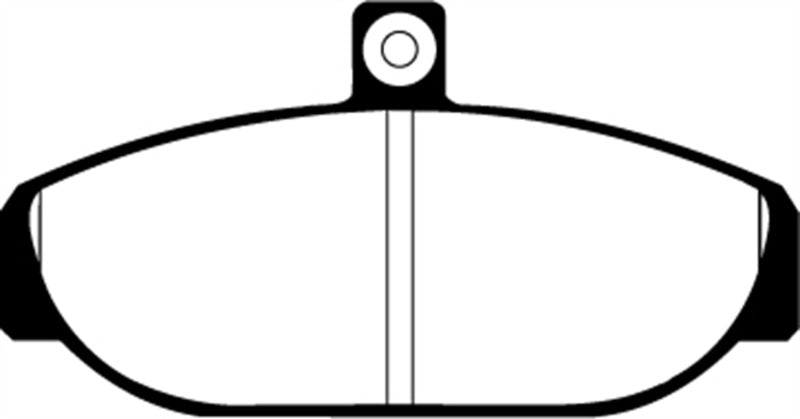 EBC 85-93 Volvo 740 2.1 (Girling) Ultimax2 Front Brake Pads - UD255