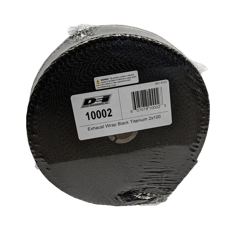 DEI Exhaust Wrap 2in x 100ft - Titanium - Black - 10002