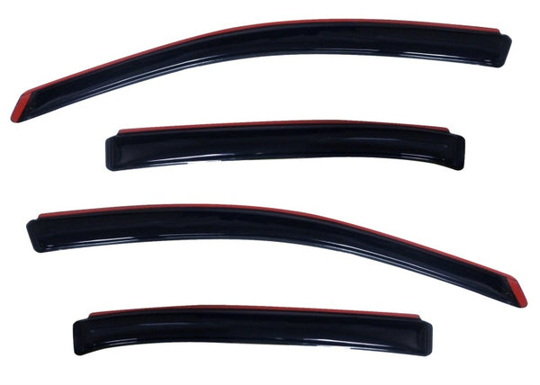 AVS 10-18 Ford Taurus Ventvisor In-Channel Front & Rear Window Deflectors 4pc - Smoke - 194194 for 2010-2018 Ford Taurus - fr