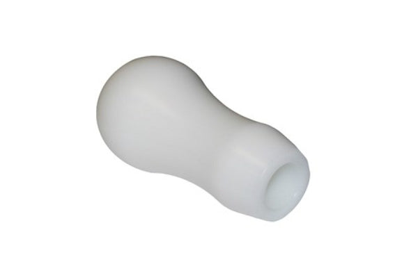 Torque Solution Delrin Tear Drop Tall Shift Knob (White): Universal 10x1.25 - TS-UNI-142W by Torque Solution