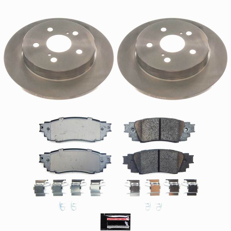 Power Stop 24-26 Toyota Corolla Cross Rear Autospecialty Brake Kit - KOE9275