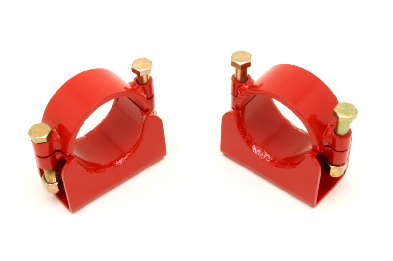 BMR 82-02 3rd Gen F-Body w/ 3.0in Axles Sway Bar Mount Kit w/ Bolt-On Bracket - Red - SMK007R