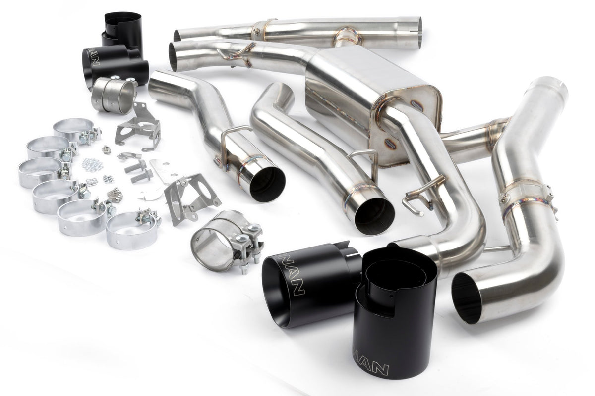 Dinan - Valved Axle-Back Exhaust - 2020-2026 BMW X5M/X6M - D660-0090-BLK