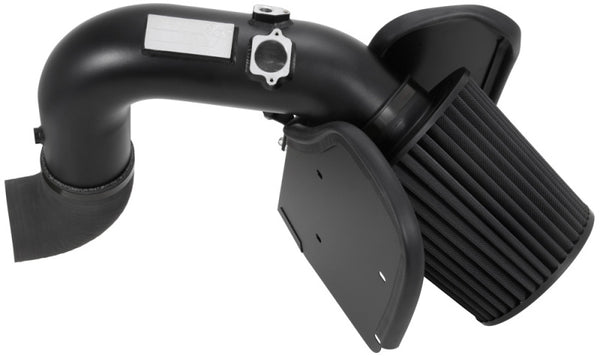 K&N 07-09 Dodge Ram Pickup 2500/3500 6.7L DSL Black Performance Intake Kit - 71-1557 for 2007-2009 Dodge Ram 2500 - front vie