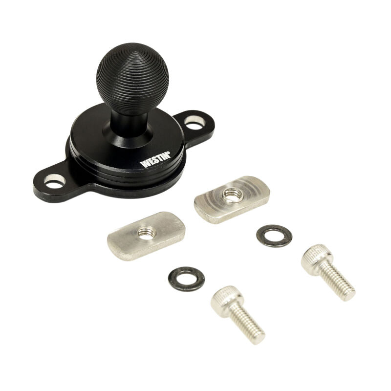 Westin Adventure Mount Accessory - 2 Hole 20mm/Ball Mount 47mm AMPS Compatible - 10-21015