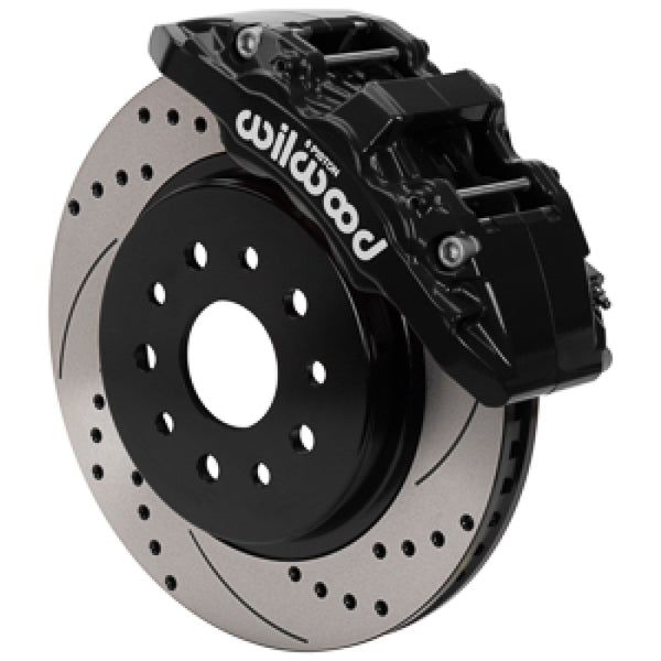 Wilwood 07-18 Jeep Wrangler (JK) Aero6-DM Front Brake Kit - D&S - 140-17274-D for 2007-2018 Jeep Wrangler