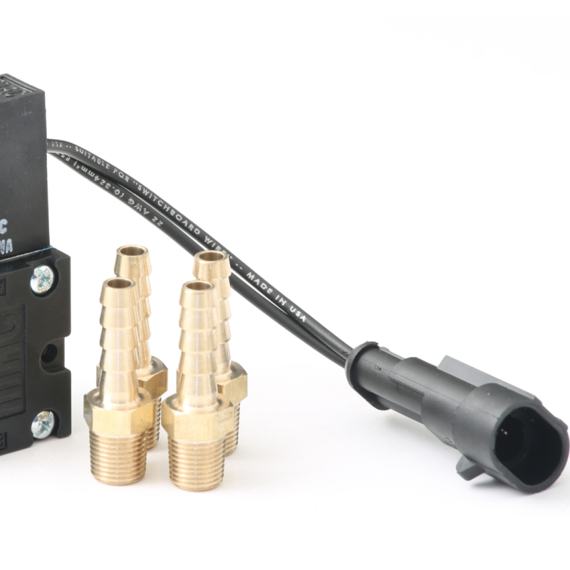 GFB G-Force 4-Port Solenoid (Includes 4 Hosetails) - 3845 by Go Fast Bits - angle view