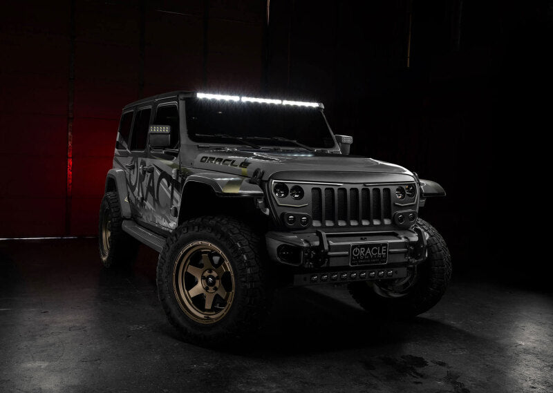 Oracle Jeep Wrangler JL/Gladiator JT Integrated Windhsiled LED Light Bar System - 5917-023