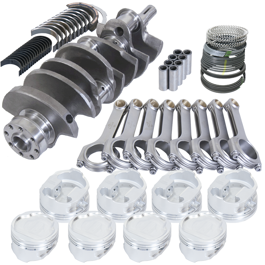 Eagle Ford 4.6L 3 Valve Heads Rotating Assembly Kit - 5.950in H-Beam +.020 Bore - 16414020 - front view
