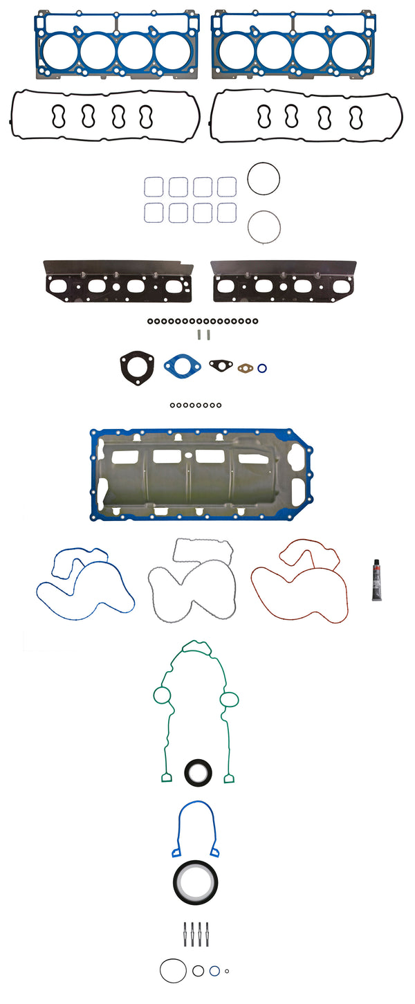 Fel-Pro RAM 1500 260-3187 Engine Gasket Set - 2603187 for 2011-2013 Ram 1500 - front view