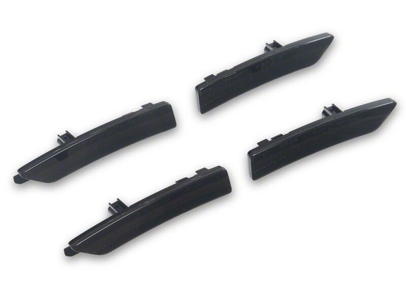Raxiom 24-26 Ford Mustang LED Side Marker Lights- Smoked - 464386 - close-up view