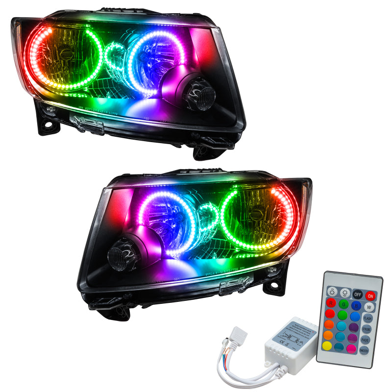 Oracle 11-13 Jeep Grand Cherokee SMD HL (Non-HID) - Chrome - w/ Simple Controller SEE WARRANTY - 7070-504