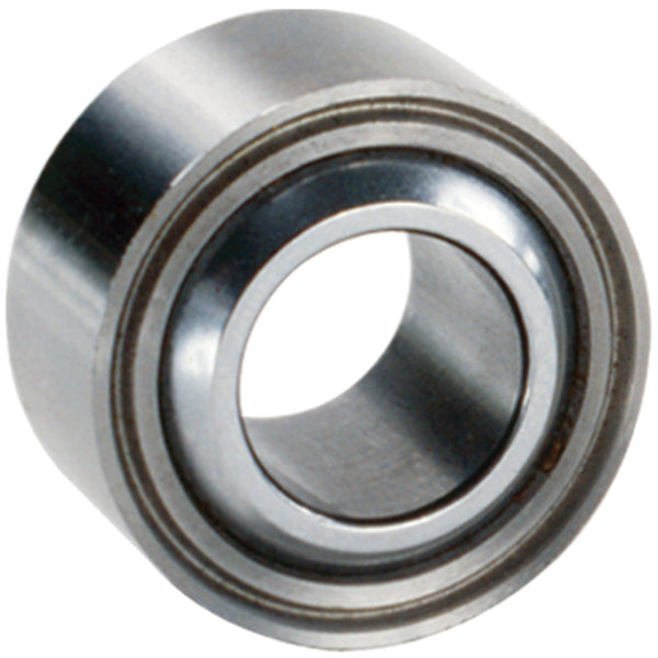 QA1 WPB-TG Wide Series Bearing - 1/2in Bore - Grooved - Heat Treated Chrome Plated S.S. w/PTFE - WPB8TG by QA1 - front view