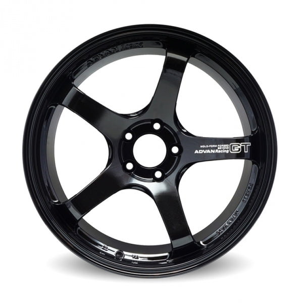 Advan GT Beyond 18x10.5 +24 5-114.3 Racing Titanium Black Wheel - YAQB8L24ETB by Advan