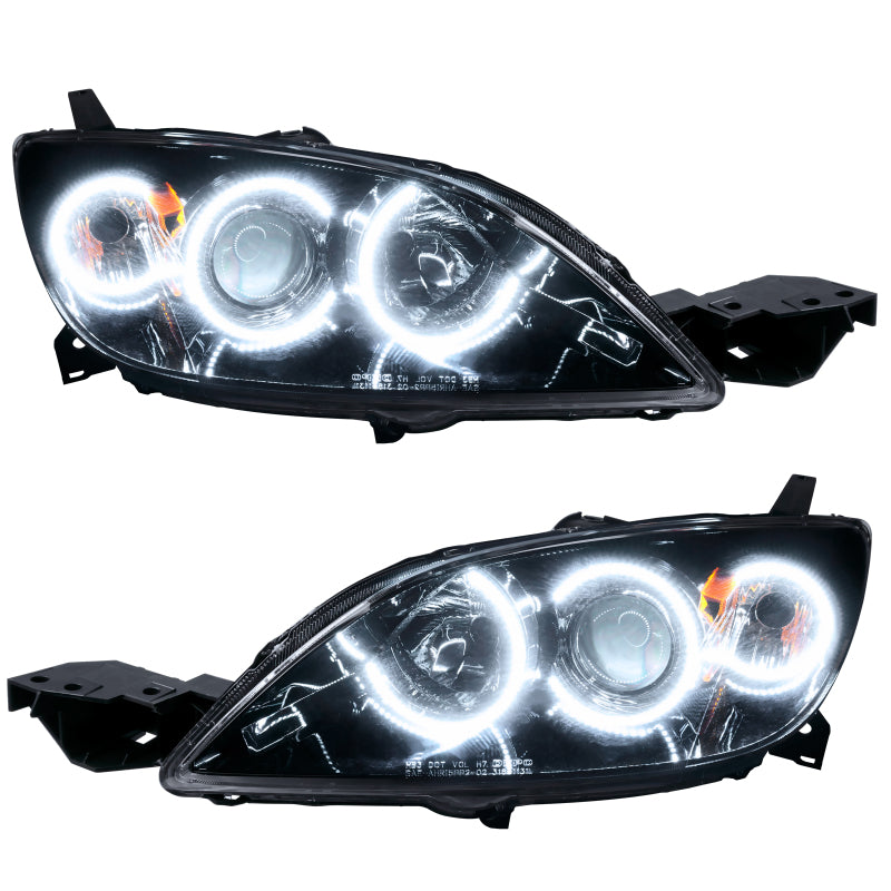Oracle 04-09 Mazda 3 SMD HL - Hatchback - Halogen Style - White SEE WARRANTY - 7086-001