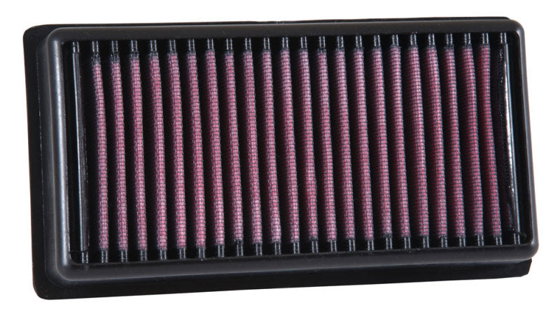 K&N 13-15 KTM Duke 690 Drop In Replacement Air Filter - KT-6912 for 2013-2018 KTM 690 Duke - front view
