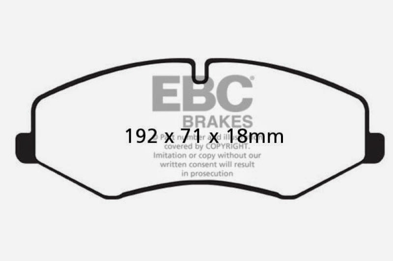 EBC 10-14 Land Rover LR4 5 Yellowstuff Front Brake Pads - DP42060R
