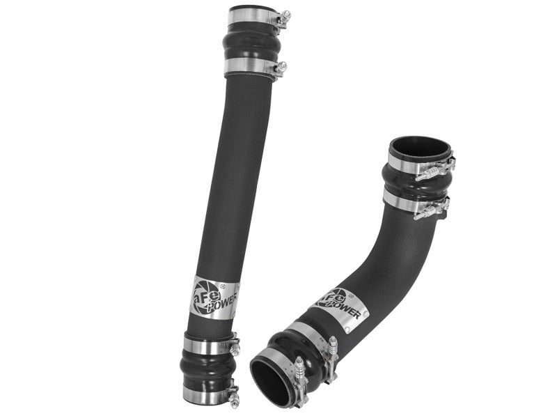 aFe BladeRunner 2.75in Hot 3.5in Cold Side Intercooler Tubes w/ Coupling Clamp Kit 10-12 Dodge 6.7L - 46-20084-B