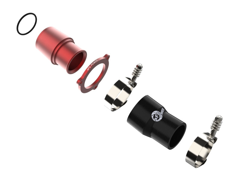 aFe BladeRunner 15-20 VW GTI Turbo Muffler Delete for OE Charge Pipe - Red - 46-20416-R