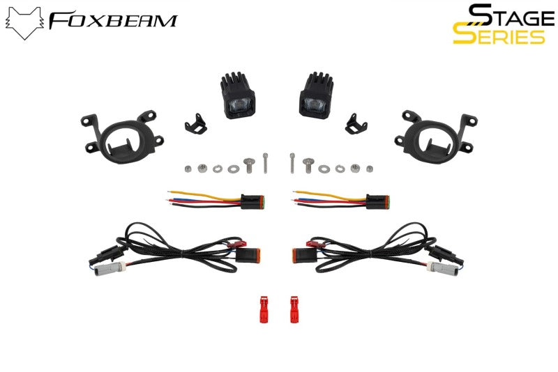 Diode Dynamics 23-24 Toyota GR Corolla SSC1 LED Fog Light Kit - Yellow SAE Fog - DD8290