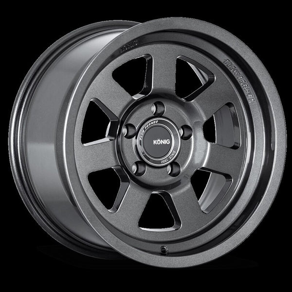 Konig HT2 17X8.5 6X139.7 ET-6 Gloss Anthracite - H2876139N66 by Konig