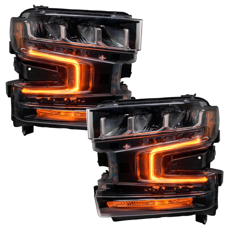 Oracle 19-21 Chevy Silverado 1500 RGB+W Headlight DRL Upgrade Kit - ColorSHIFT SEE WARRANTY - 1441-330