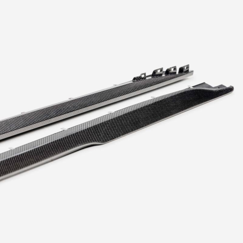 Anderson Composites 22-23 Cadillac CT5 Blackwing Type-ST Carbon Fiber Rocker Panel Extensions - AC-SS22CT5BW-ST