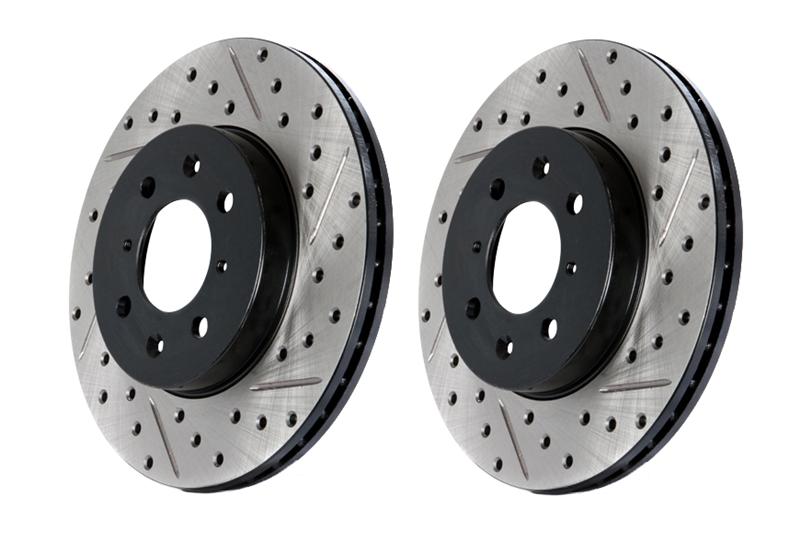 Centric C-TEK 12-15 Mercedes-Benz ML63 AMG High Carbon OE Design Slotted / Drilled 1PC Brake Rotor - 127.35129