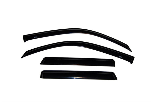 AVS 04-07 Buick Rainier Ventvisor Outside Mount Window Deflectors 4pc - Smoke - 94802 for 2002-2009 GMC Envoy - front view