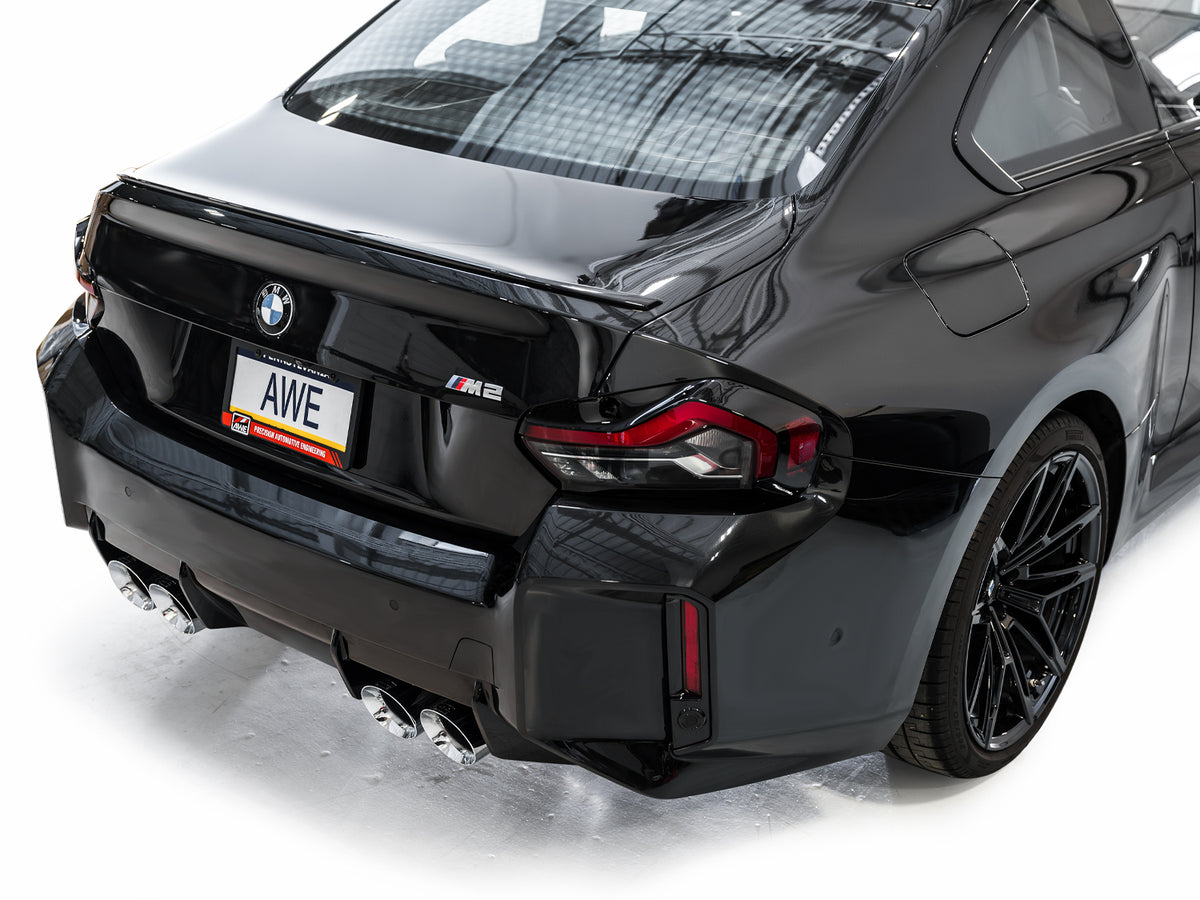 AWE Tuning 23-24 BMW G87 M2 SwitchPath Edition Exhaust - Chrome Silver Tips - 3025-42487