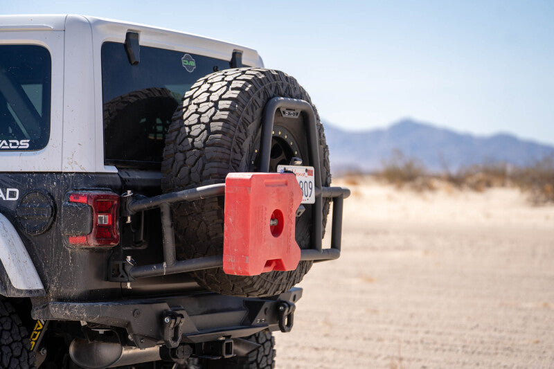 DV8 18-25 Jeep Wrangler JL Body Mounted Tire Carrier - TCJL-14